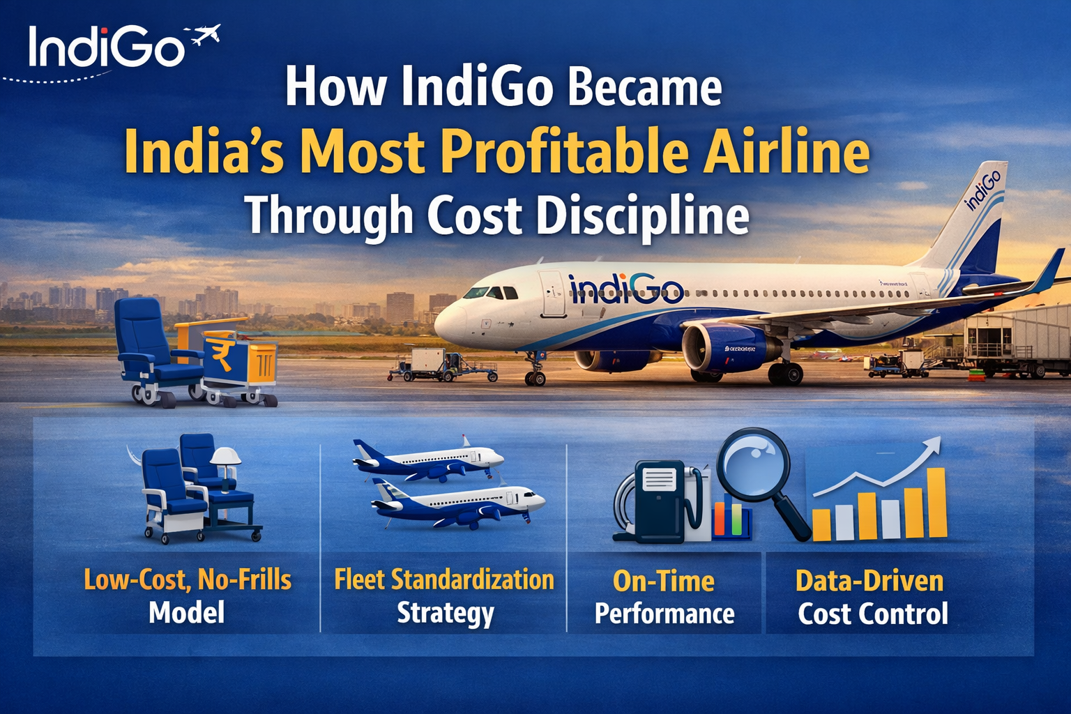 How Indigo Became India’s Most Profitable Airline Through Cost Discipline