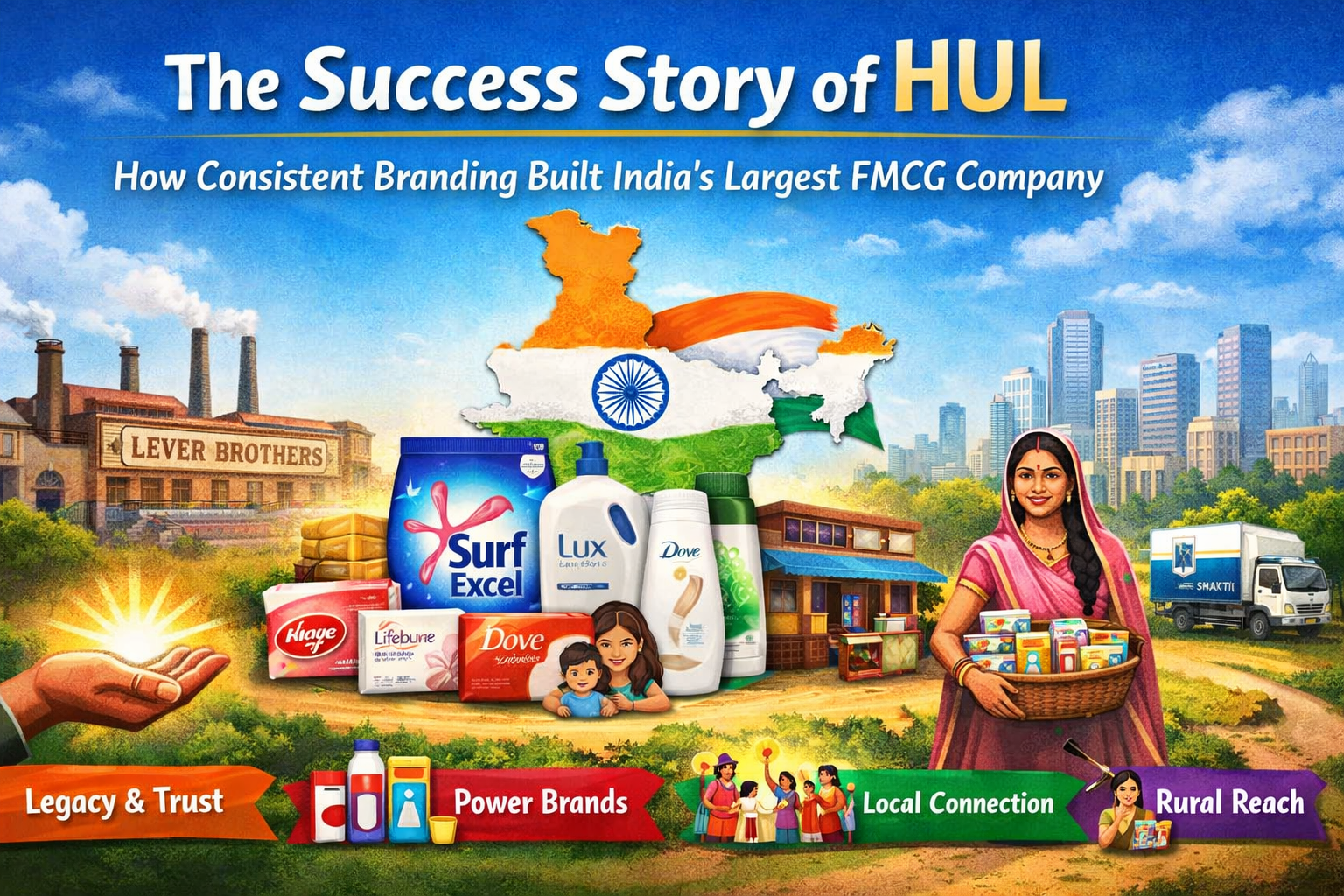 The Success Story of HUL: How Consistent Branding Built India’s Largest FMCG Company